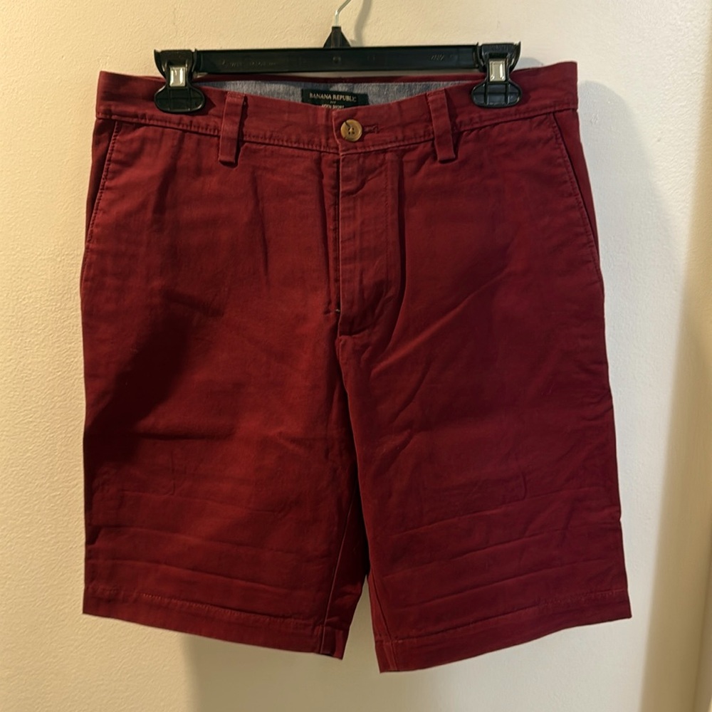 Maroon shorts, size 29